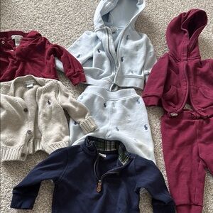 Ralph Lauren Hoodie and Cardigan Set